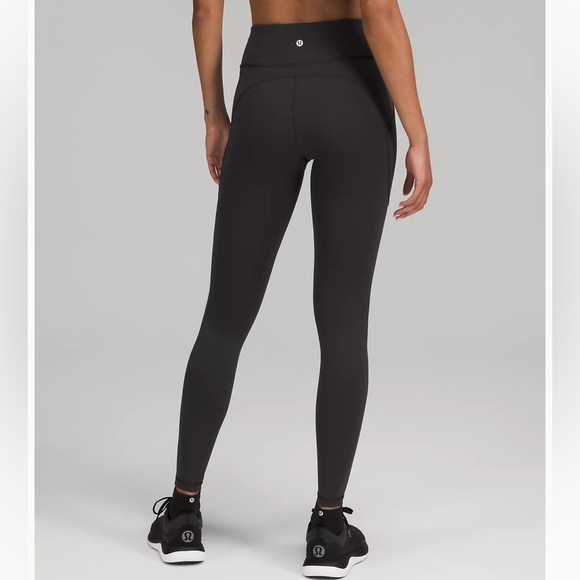 Lululemon 25” Invigorate High Rise Dark Olive size 4 - Picture 2 of 10